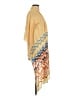 Alessandro Miele 100% Rayon Yellow Cardigan Size S - photo 4