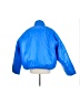 YZY 100% Nylon Solid Blue Raincoat Size M - photo 2