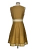 Unbranded 100% Polyester Gold Cocktail Dress Size S - photo 2