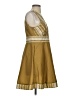 Unbranded 100% Polyester Gold Cocktail Dress Size S - photo 4