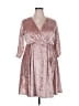 Torrid Pink Cocktail Dress Size 2X Plus (2) - photo 1