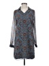 CAbi 100% Polyester Paisley Blue Casual Dress Size XS - photo 1