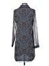 CAbi 100% Polyester Paisley Blue Casual Dress Size XS - photo 2