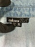Takara 100% Cotton Blue 3/4 Sleeve Button-Down Shirt Size XL - photo 7