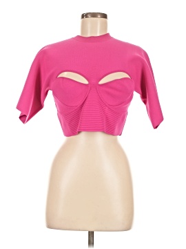 Herve Leger Short Sleeve Top