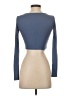 Zara Blue Long Sleeve Top Size S - photo 2