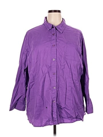 Chelsea Studio 3/4 Sleeve Button-Down Shirt (view 1)