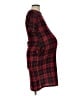 Pink Blush Plaid Red Casual Dress Size S - photo 4