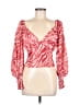 Slate & Willow 100% Polyester Pink Long Sleeve Blouse Size XS - photo 1
