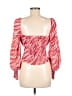 Slate & Willow 100% Polyester Pink Long Sleeve Blouse Size XS - photo 2