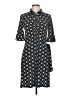 Laundry by Design Print Gray Casual Dress Size 6 - photo 1