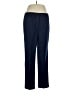 Allison Daley 100% Polyester Solid Blue Casual Pants Size 14 - photo 1