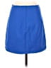 Zara Solid Blue Casual Skirt Size S - photo 2