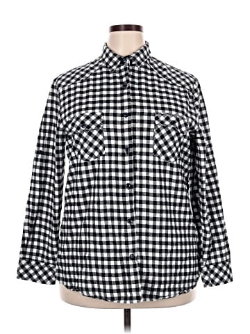 Matchstick Long Sleeve Button-Down Shirt (view 1)