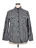 Matchstick 100% Cotton Checkered-gingham Black Long Sleeve Button-Down Shirt Size XXL (estimated) - photo 1