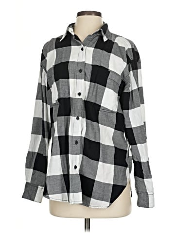 H&M L.O.G.G. Long Sleeve Button-Down Shirt (view 1)