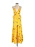 Thakoon 100% Recycled Polyester Yellow Jumpsuit Size 10 - photo 1