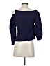 Christian Siriano Blue 3/4 Sleeve Top Size 2 - photo 2
