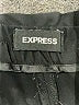 Express 100% Polyester Solid Black Track Pants Size M - photo 7