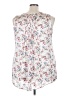 B Collection by Bobeau 100% Polyester Ivory Sleeveless Blouse Size 3X - photo 2