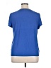 Jennifer Lopez Blue Short Sleeve Top Size XL - photo 2