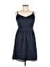 The Limited 100% Polyester Solid Blue Casual Dress Size 10 - photo 1