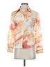 Kourt 100% Polyester Color Block Orange Long Sleeve Blouse Size XS - photo 1