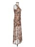 Louna Animal Print Brown Cocktail Dress Size XS - photo 4