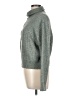 Jessica Simpson Tweed Green Turtleneck Sweater Size L - photo 5