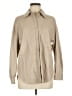 Stradivarius 100% Polyurethane Tan Long Sleeve Button-Down Shirt Size M - photo 1