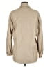 Stradivarius 100% Polyurethane Tan Long Sleeve Button-Down Shirt Size M - photo 2