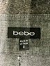Bebe Chevron-herringbone Gray Linen Pants Size 8 - photo 7