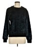 Fourteenth Place 100% Polyester Metallic Black Pullover Sweater Size M - photo 1