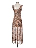 Louna Animal Print Brown Cocktail Dress Size XS - photo 2