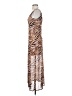 Louna Animal Print Brown Cocktail Dress Size XS - photo 5