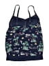 Lands' End Print Blue Swimsuit Top Size 2 - photo 2