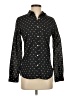 Uniqlo Polka Dots Black Long Sleeve Button-Down Shirt Size S - photo 1