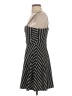 Aqua Stripes Black Cocktail Dress Size XS - photo 5