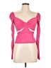 Louna Pink Long Sleeve Top Size L - photo 1