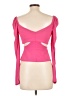 Louna Pink Long Sleeve Top Size L - photo 2
