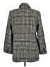Unbranded 100% Polyester Houndstooth Gray Black Coat Size M - photo 2