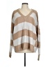 Assorted Brands Stripes Tan Pullover Sweater Size L - photo 1