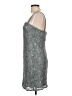 JS Collections Metallic Silver Cocktail Dress Size 10 - photo 5