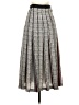 Zara 100% Polyester Argyle Gray Casual Skirt Size XS - photo 1