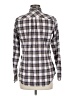 Eddie Bauer Plaid Gray Long Sleeve Button-Down Shirt Size M - photo 2