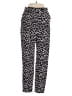 Topshop Animal Print Black Casual Pants Size 2 - photo 1
