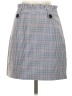 Topshop Houndstooth Blue Casual Skirt Size 4 - photo 1