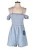 Love Tree Hearts Blue Romper Size M - photo 1