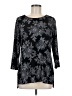 Liz Claiborne Black 3/4 Sleeve Top Size M - photo 1