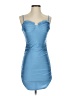 Unbranded Solid Blue Cocktail Dress Size XS - photo 1